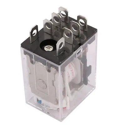 JQX 13F AC 220V Катушка 8 Pin DPDT реле мощности 10A 240VAC 24VDC Xybyp|Реле| |