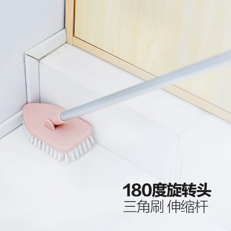 Telescopic long handle brush floor brush brushed bathroom tiles bath