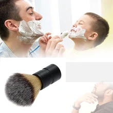 Кисточка для бритья из барсучьего волоса с алюминиевой ручкой щётки для усов для мужчин Очищающая Парикмахерская