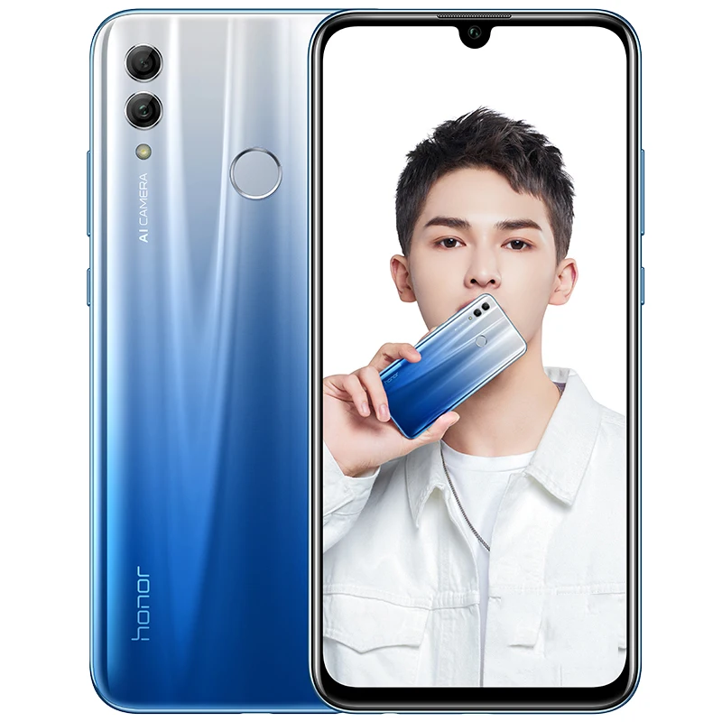 New Arrival Honor 10 Lite honor10 Smartphone 6.21 inch 2340*1080 Octa Core Mobile Phone 3 Cameras Fingerprint