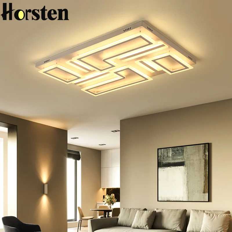 

Horsten Living Room Bedroom Study Room Led Chandelier lamparas led de techo moderna Surface Mounted Modern Led Chandelier