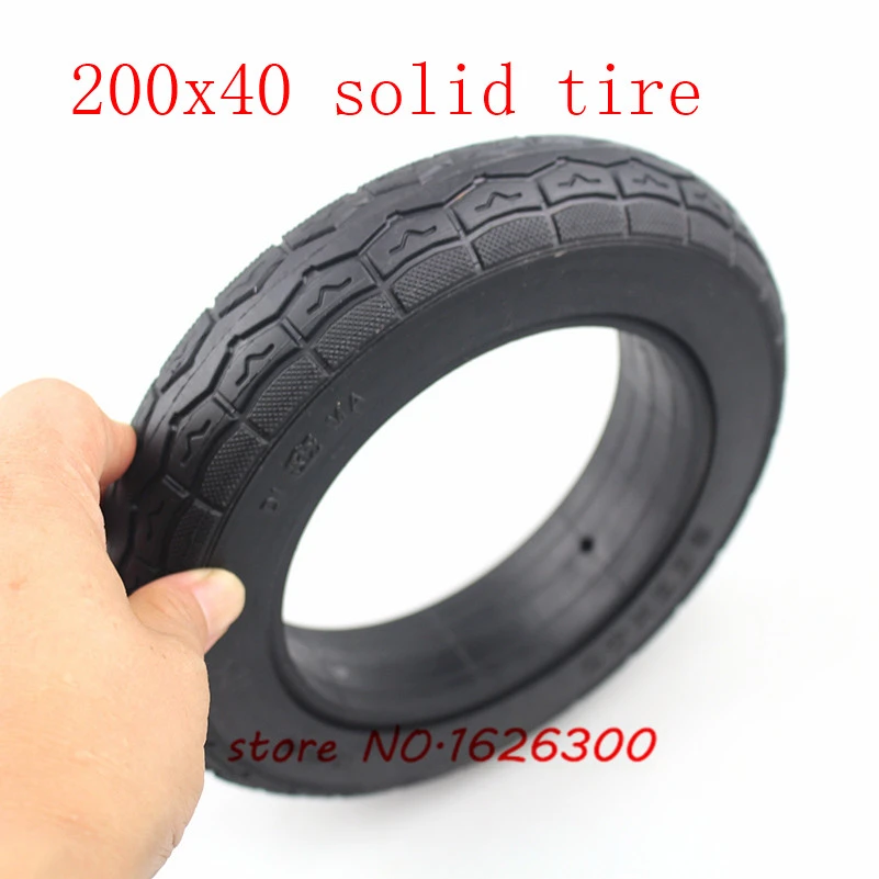 200x40 Electric Scooter Solid Tires 