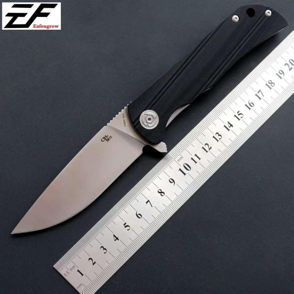 Eafengrow CH3001 складной Открытый нож D2 стальное лезвие G10 Ручка для кемпинга кухонные