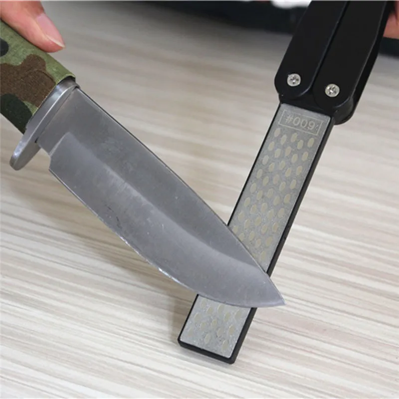 Double Side Foldable Knife sharpening Stone Diamond Whetstones 400 600