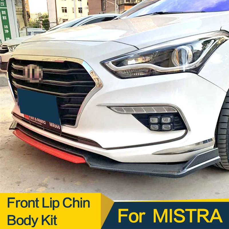 Front Bumper Spoiler Protector Plate Lip Body Kit