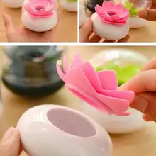 Новое поступление с крышкой лотоса хлопка банка для ватных дисков лотоса хлопка держатель в форме бутона базы комнаты; декор/лотоса Подставка Для Зубочисток зубочистки случае