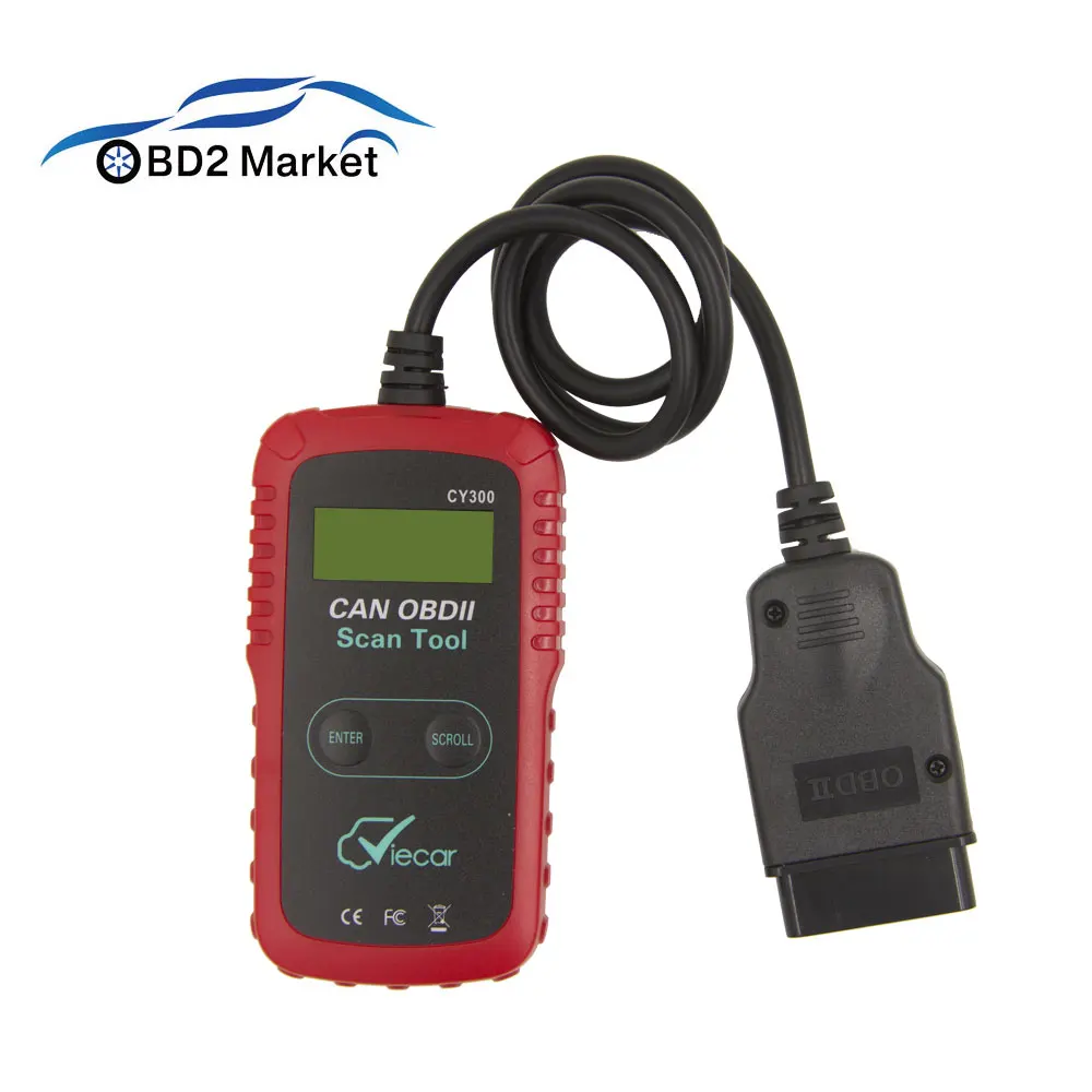 VIECAR OBD2 CY300 диагностический инструмент VC300 считыватель кодов obd obd2 автомобильный диагностический сканер Поддержка SAE J1850 PK elm327 scartool