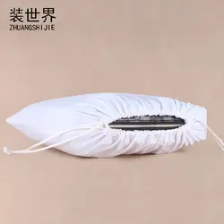 49*39 см высоком Качественный Хлопок Чехол логотип печатных drawstring Сумки Костюмы Сумки 'пыли упаковка сумка Сумки для женщин