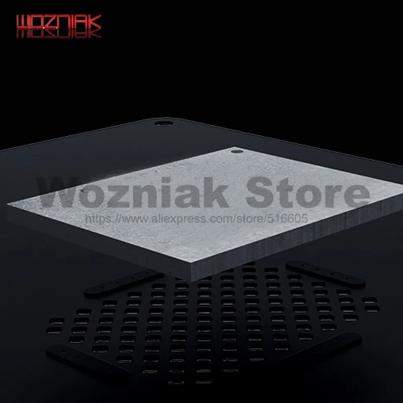 QIANLI 3D черная стальная сетка для iphone 8p 8 7p 7 6sp 6p 6s 6 5s 5 универсальная