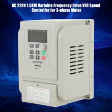 AC 220V 1.5KW Variable Frequency Drive VFD Speed Controller Inverter Motor Drive Frequency Converter VSD