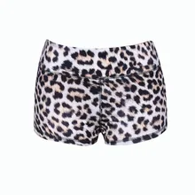 Женские шорты для йоги с леопардовым принтом, Хип, спортивные, фитнес, йога, стрейч, шорты для занятий спортом, Новое поступление, pantalon corto deporte mujer