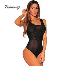 Ziamonga белый черный, розовый желтый Для женщин пикантные Bodycon комбине