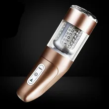 Man Automatic Telescopic Rotation Male Masturbation Cup Electric Male Masturbator Cup Oral Anus Vagina Real Pussy Aircraft Cup