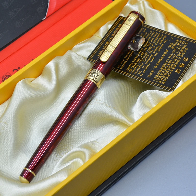 Picasso 902 classic Agate red golden clip brand Fountain pen with school office supplies writing