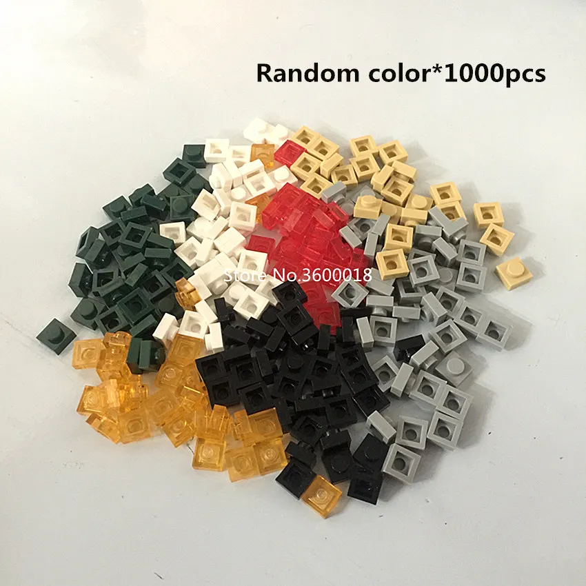 Decool Technic запчасти механические 1x1 пластина Совместимость 3024 DIY строительные блоки