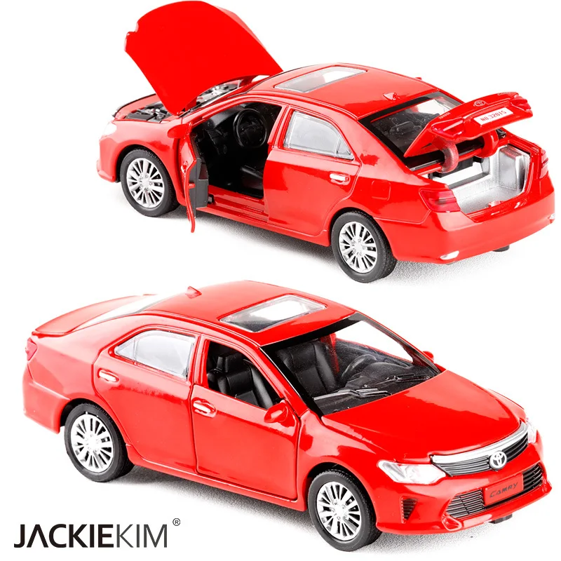  New 1:32 Scale TOYOTA CAMRY Metal Alloy Diecast Car Model Miniature Model With Pull Back Sound Ligh