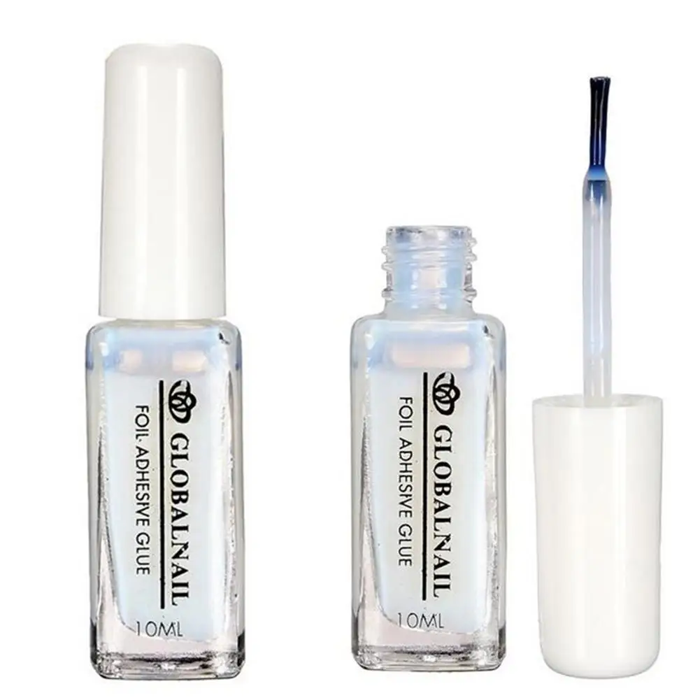 

10ml Nail Art Glue Gel Liquid Adhesive Star Galaxy Foil Transfer Sticker Tips Hot