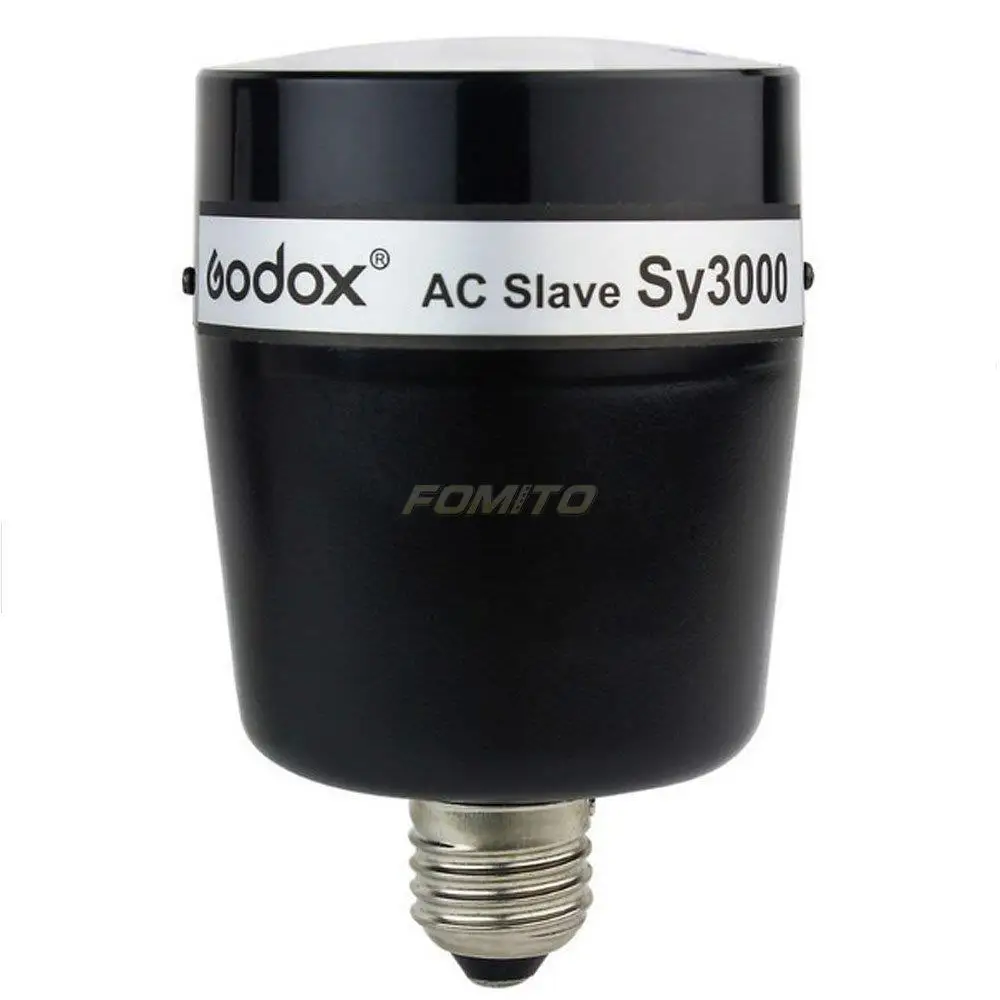 Godox SY3000 вспышка для студийной фотосъемки свет E27 Screw AC Slave стробоскопическая вспышка Лампа 220 V 110 V студийное фото гнездо флэш-памяти