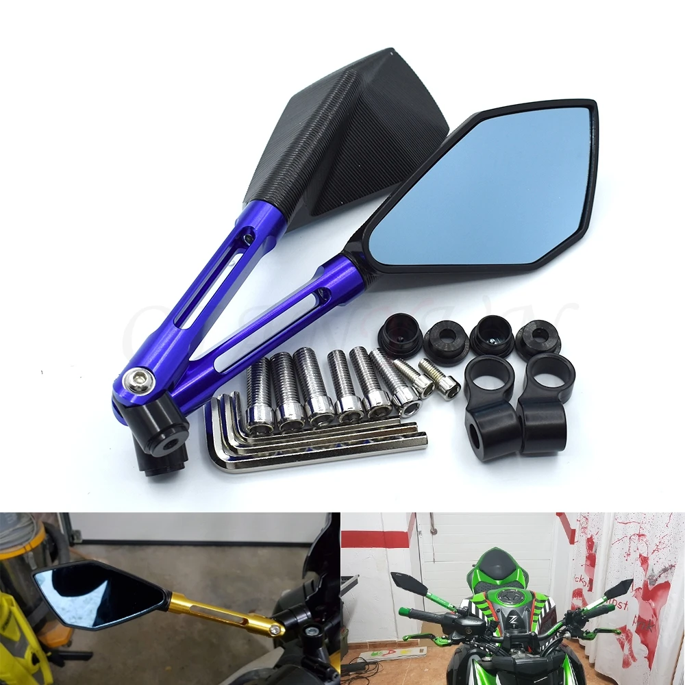 

New pair of motorcycle rear view mirror side mirror CNC aluminum alloy For BMW K1600 K1200R K1200S R1200RT R1200ST R1200GS HP2
