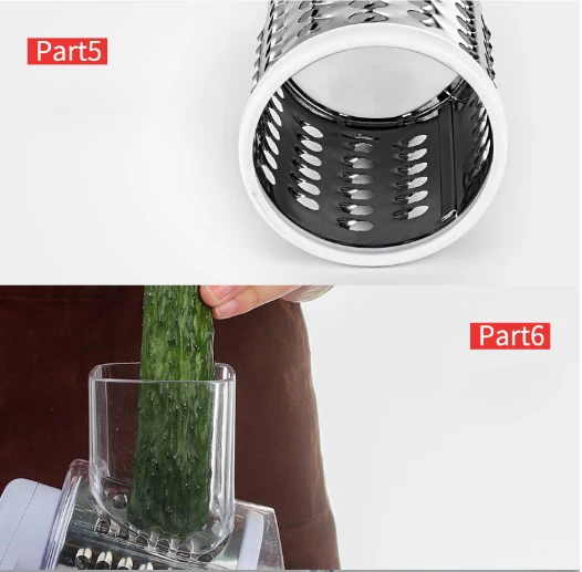 food cutter roller type cheese planer manual vegetable cutter kitchen  tool Stainless steel hand-operated Grinding roller (6)