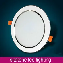 20 шт./партия 4 дюйма 12 Вт Светодиодный светильник AC85-265V размер отверстия 110 мм