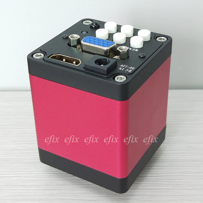 Efix 13 мегапиксельная 7 45X HDMI VGA Тринокулярный стереомикроскоп Simul Focal HD видео камера