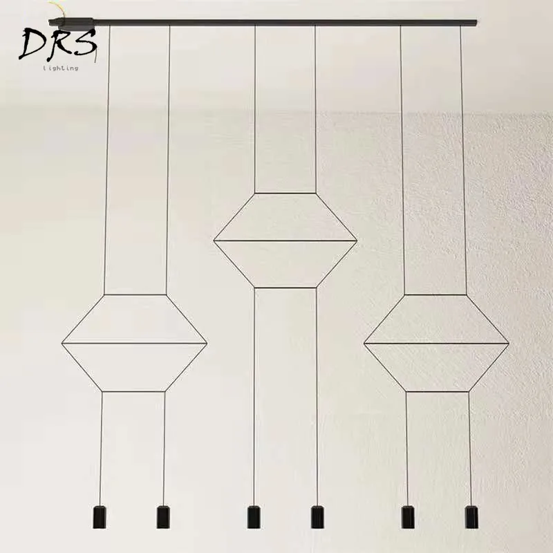 

Suspension Luminaire Deco Lighting Fixtures Nordic LED Hanging Light Modelling Lighting Restaurant Hall Hanging Lamp for Form