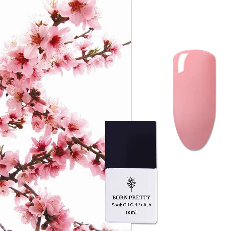 

1 Bottle 10ml Born Pretty Nail Gel Polish Series Soak Off UV Gel Varnish 12 Colors Optional Manicure Art Gel