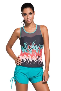 

Striped Crop Top - New Tankini Tops For Women Push Up Bikini Top Plus Size Swimwear Sexy Bathing Suit Summer Beachwear