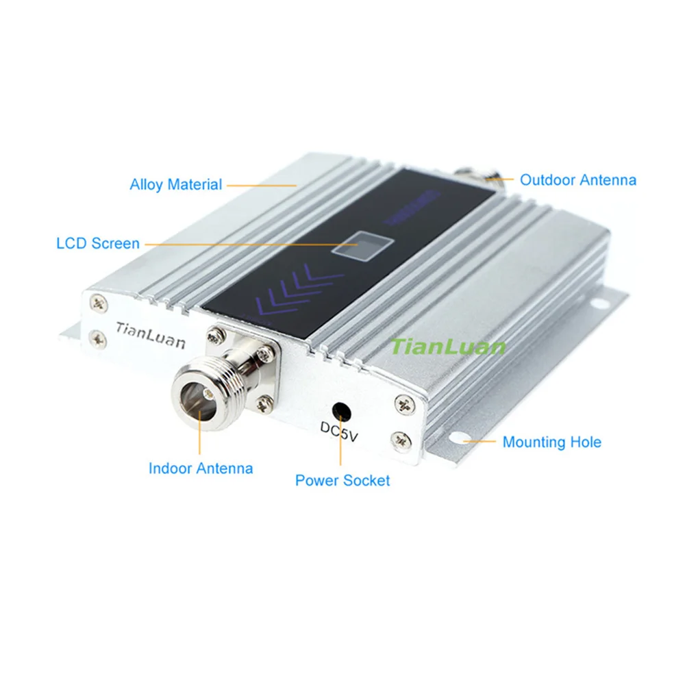 Усилитель сигнала TianLuan Mini усилитель WCDMA UMTS 3G 2100 МГц с блоком питания 5 В|phone signal