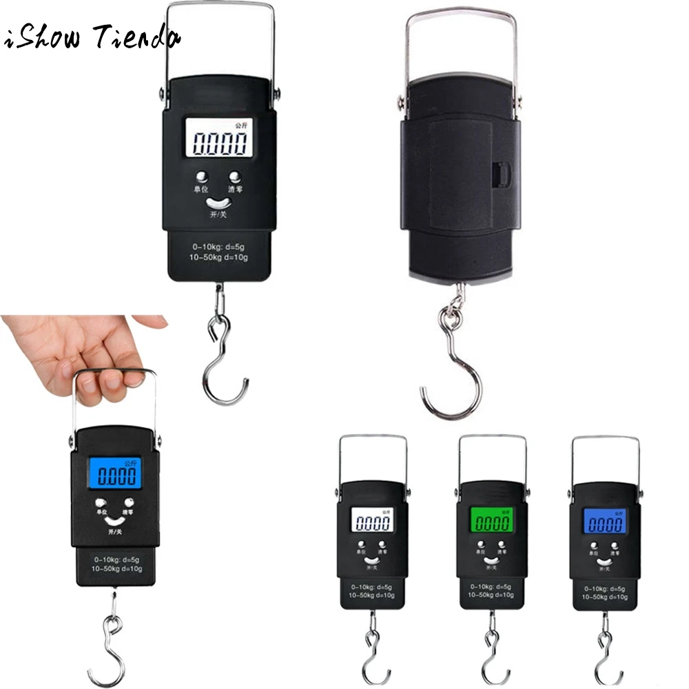 

Pocket LCD Hanging Hook Fish Scale High Precision Balanca Digital Weighing Weighing Up To 50 KG Scale For Food Crane Scale