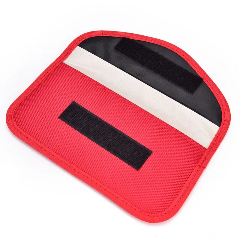 Мобильный телефон РЧ сигнал блокатор анти-экран от радиации чехол сумка блокирующий чехол для Iphone samsung huawei Xiaomi телефонов - Цвет: Красный