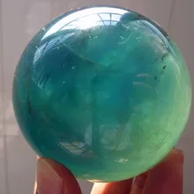 j00633 натуральный флюорит кристалл кварца сфера мяч исцеление