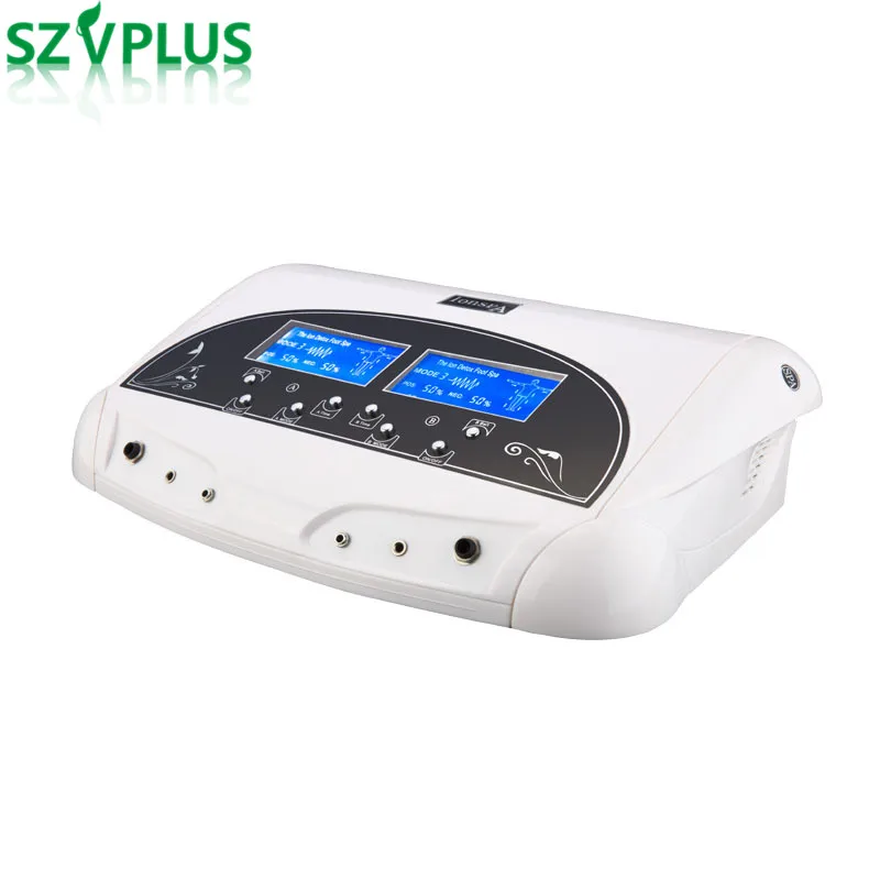 2018 Health Care Dual foot Detox Machine Ion Cleanse Ionic Detox Foot Bath Aqua Cell Cleanse Spa Machine Footbath with array