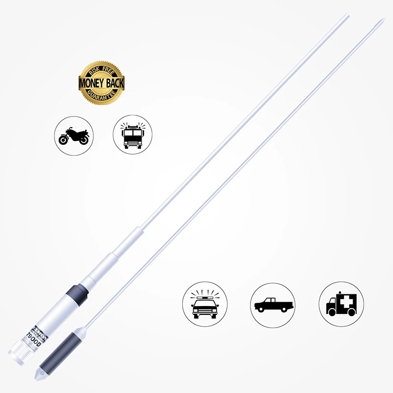 

SOCOTRAN ST-7900D Quad Band mobile Radio antenna Foldable VHF/UHF PL259 Connector Mobile Transceiver antenna for car radio