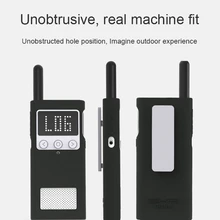 Защитный чехол силиконовый чехол-рукав кожа портативные аксессуары для Xiaomi Mijia Smart Walkie Talkie 1S радио аксессуары
