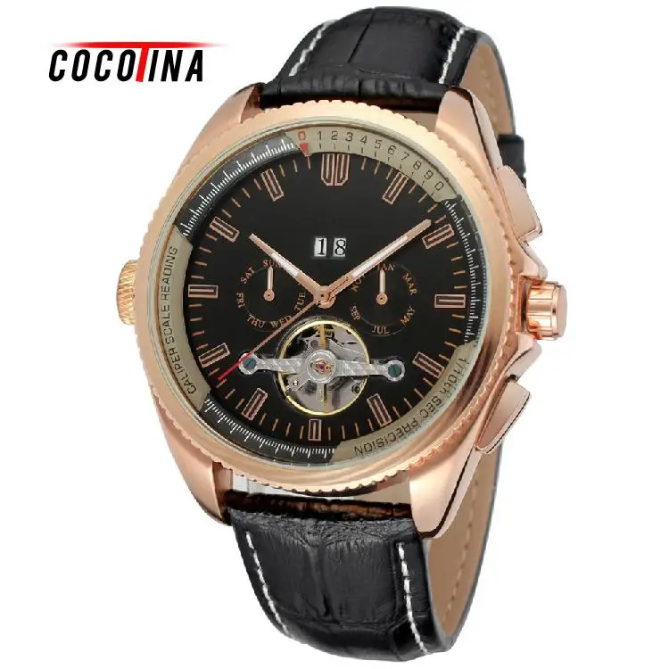 

COCOTINA Hot Sale New Multifunction Mechanical Men's Watch With Calendar Men watches LJX2342