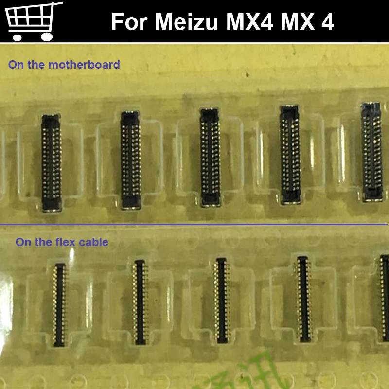 Разъем FPC для Meizu MX 4 MX4 logic материнская плата и гибкий кабель | Мобильные телефоны