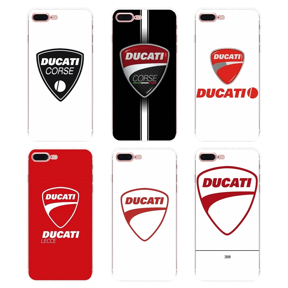 Ducati Moto Logo Silicone Phone Shell Cover For Xiaomi Redmi 4 3 3S Pro Mi3 Mi4 Mi4i Mi4C Mi5 Mi5S Mi Max Note 2 |