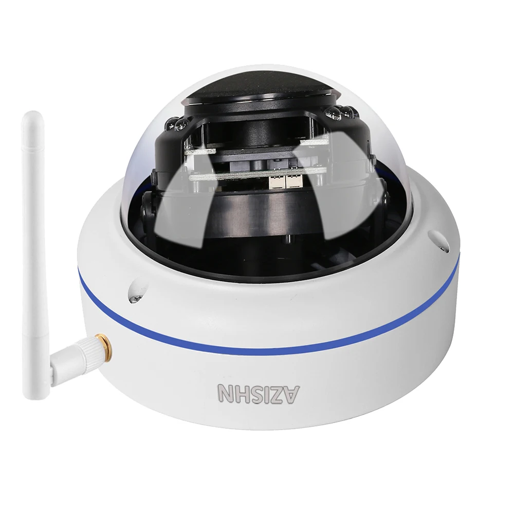 AZISHN Vandalproof Wifi Проводная ip-камера 720 P/960 P/1080 P Yoosee Обнаружение движения IP66 15IR CCTV камера с поддержкой sd-карты до 128G