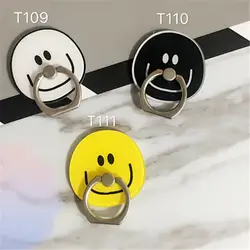 UVR мультфильм палец кольцо мобильный телефон смешные улыбка лицо Emoji стенд держатель для iPhone Xiaomi huawei акрил всех смартфонов