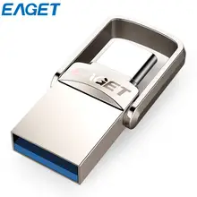 2018 Новое поступление EAGET CU20 Тип-C 3,1 Порты и разъёмы USB3.0 SB Memory Stick Mini двойного назначения U диска челнока 7,27