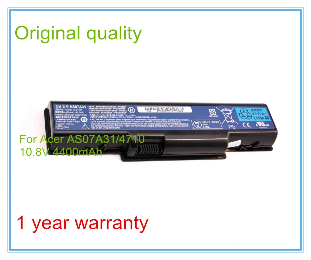 Bateria Original 4400mah As07a31 As07a41 As07a71 Bateria para 4710 4730 5735z 5737z 5738 5738dg 5738g 5738z Pro 5740