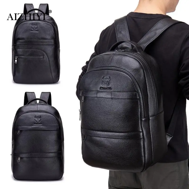 Известный бренд Анти-Вор путешествия рюкзак для мужчин из натуральной кожи большой водонепроницаемый рюкзак бизнес ноутбук рюкзак школьные сумки