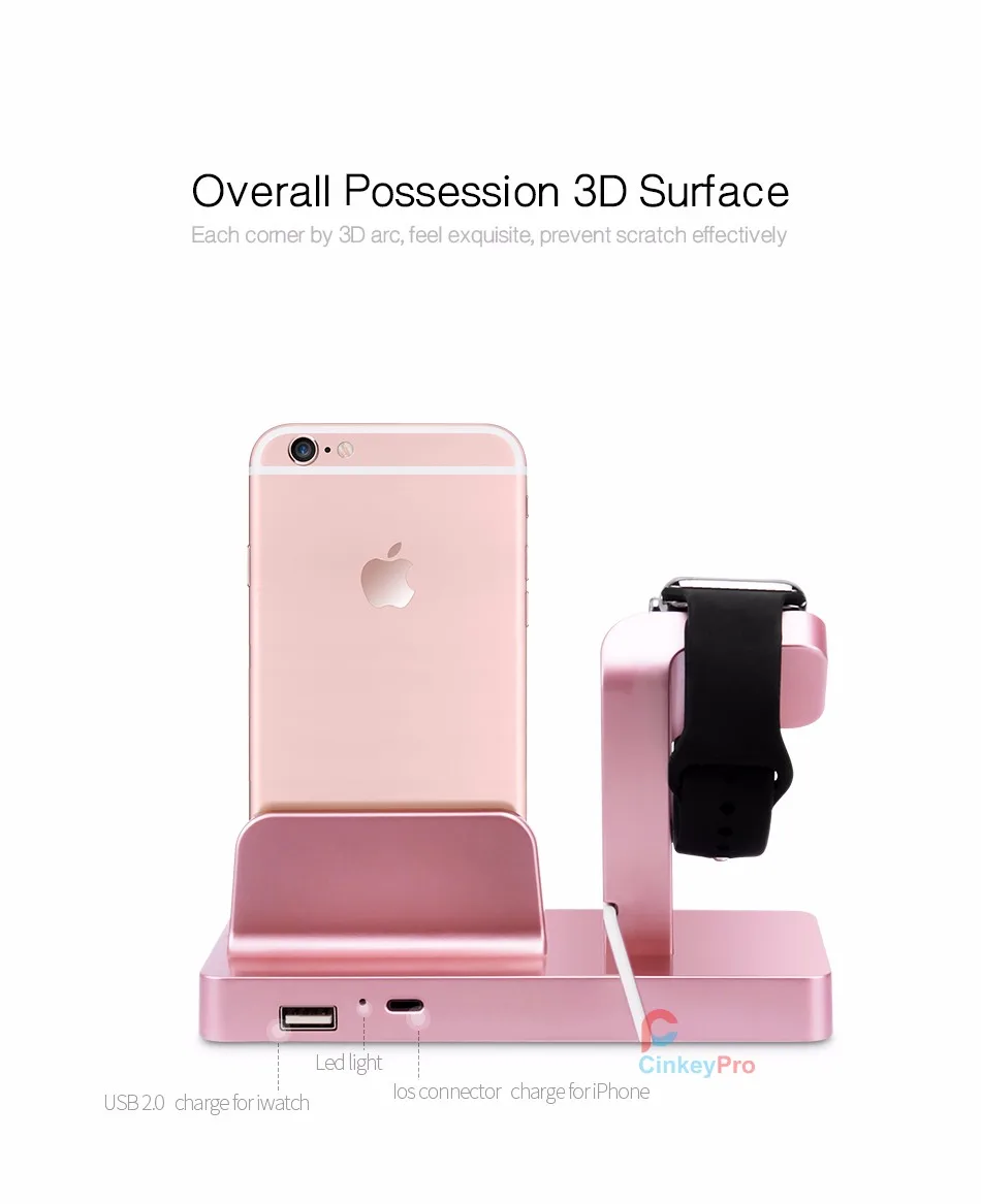 iphone 6 6S Plus & Apple Watch Charger Dock 5