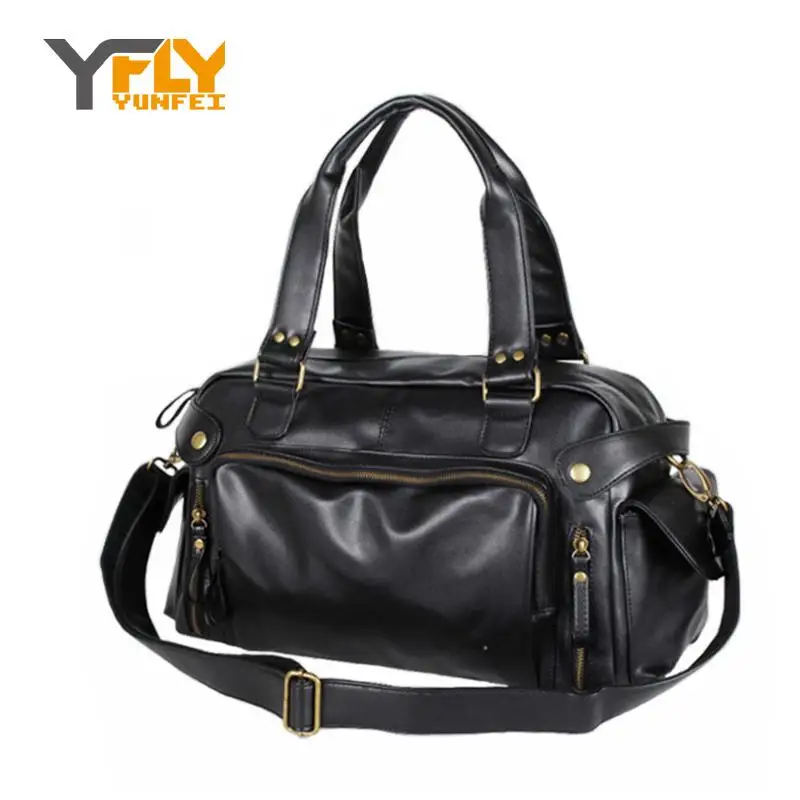 

Y-FLY Brand 2016 News Hot Big Bag Top-Handle Men Handbags High Quality PU Leather Male Shoulder Crossbody Bag Travel Bags HC277