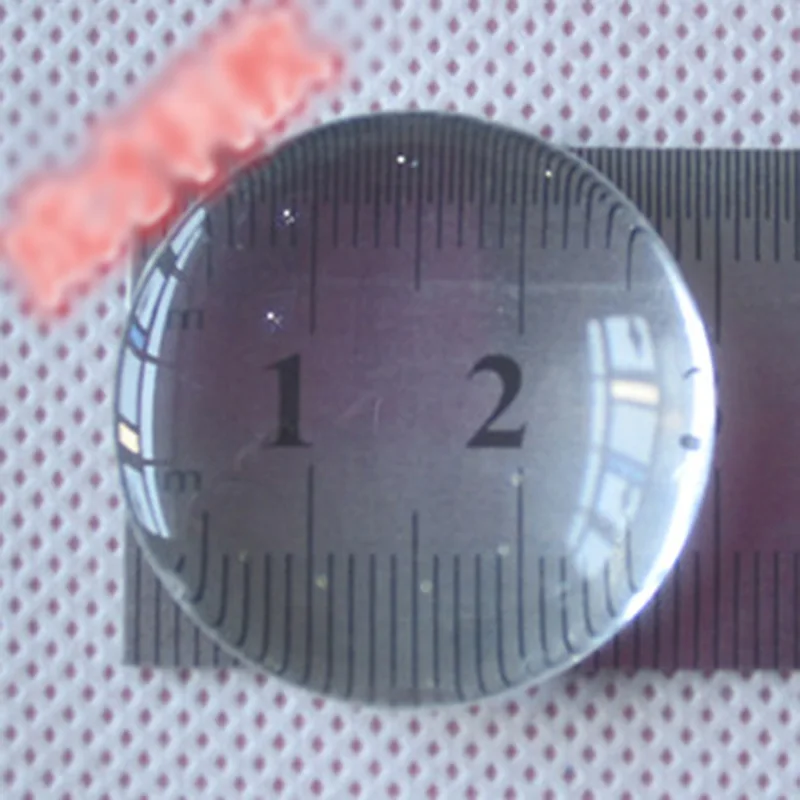 2pcs Dia 30mm Focal Length 50mm Optical Double Convex Glass Lens Optics Magnifying Glass Lenses