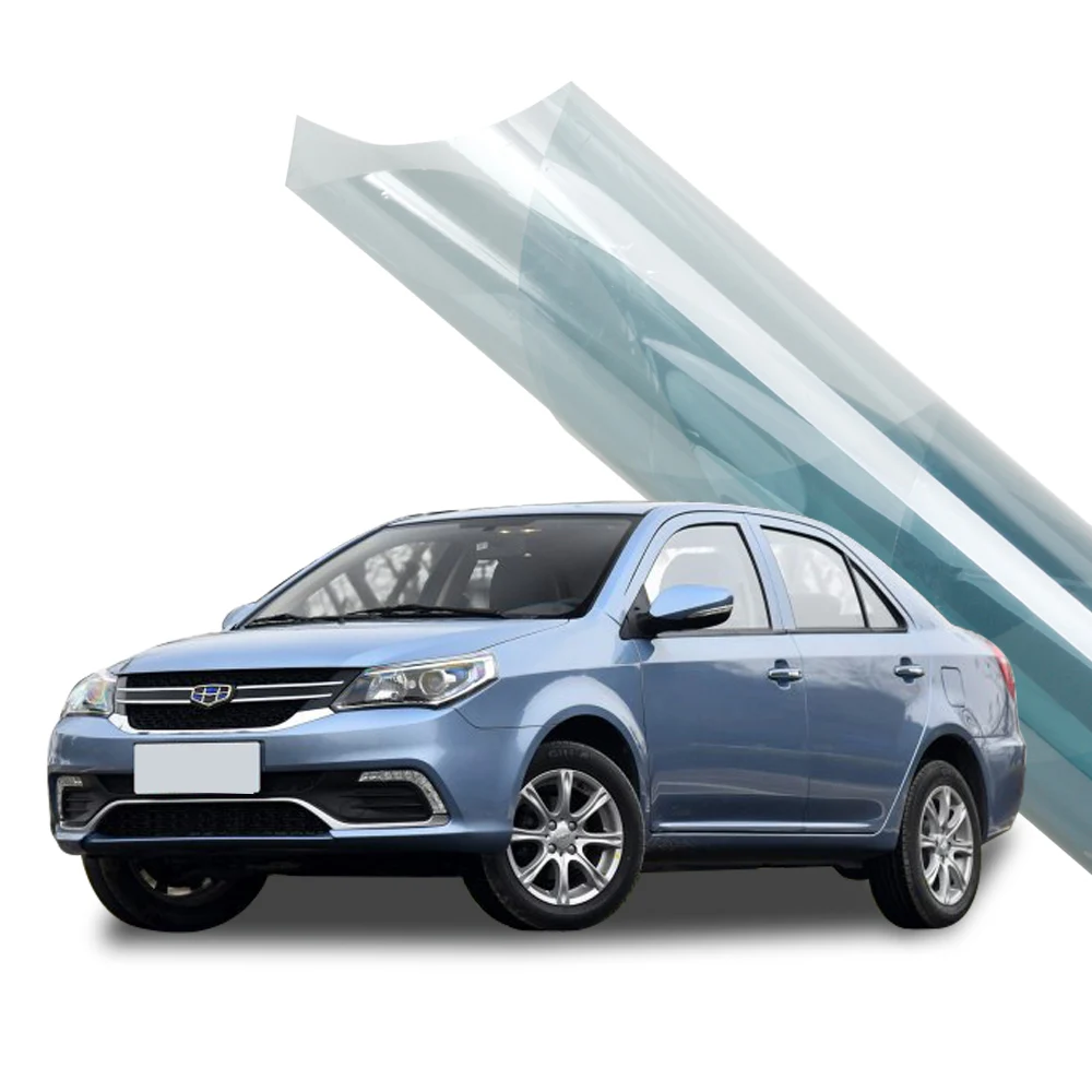 Премиум VLT 80% 50x200 см, светильник, синяя тонированная пленка на окно автомобиля, стекло, 2 слоя, для автомобиля, дома, коммерческое, солнечное, боковое окно, Тонировочная пленка