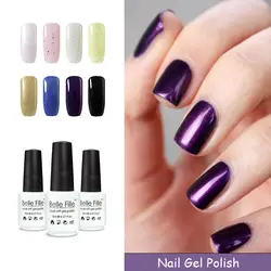 Belle FILLE Vernis полу постоянный Маникюр Инструмент Мода Цвет УФ Гели для ногтей Основы и топы для ногтей необходимо выдерживает-лака для ногтей