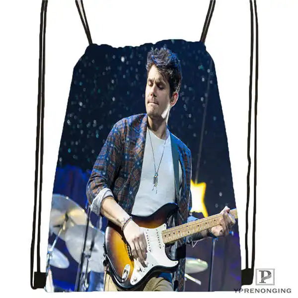 Custom john-mayer-@ 01-походная сумка на шнурке Cute Daypack Kids Satchel(черная спинка) 31x40 см#180611-03-125 - Цвет: Drawstring Backpack